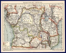 Landkarte anno 1901 - Kolonien