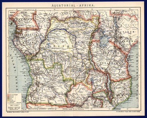 Landkarte anno 1901 kolonien - anno,