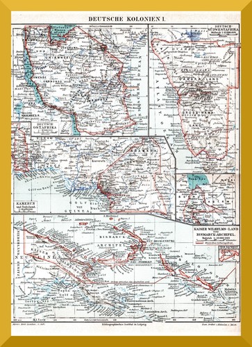 Deutsche kolonien landkarte - deutsche,