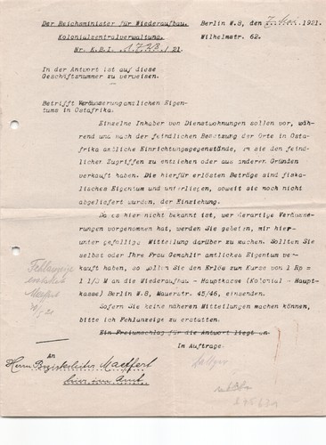 Deutsch ostafrika - (b75631),