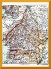 Kamerun +Historische Landkarte