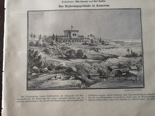 1885 kamerun kolonien - zb,