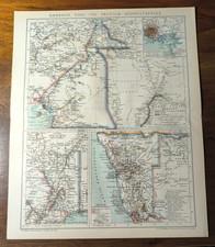 Original histor. Landkarte