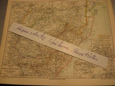 Karte von 1905 Deutsche