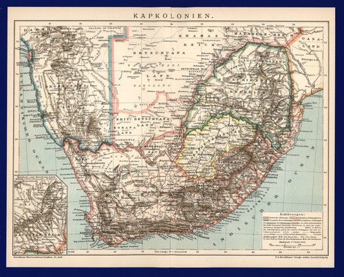 Landkarte anno 1896 - ,